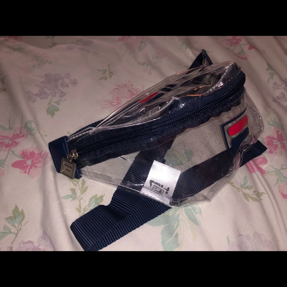 FILA clear fanny pack